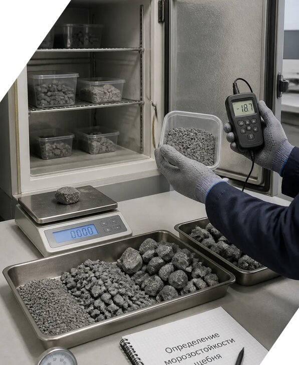 Определение морозостойкости щебня в Сызрани от 3546 р. | ЭкспертизаРоссия