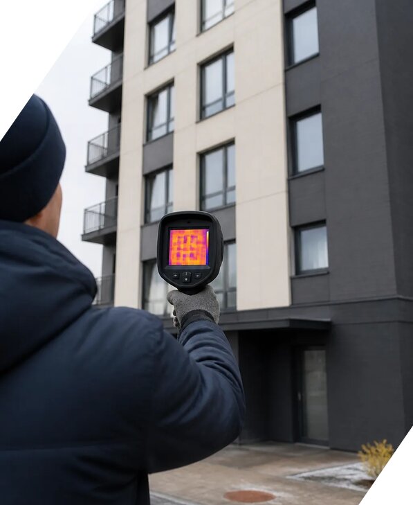 Тепловизионное обследование зданий в Сызрани от 5065 р. | ЭкспертизаРоссия