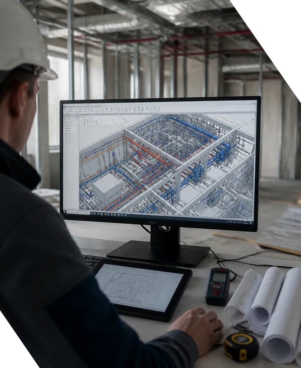 Создание BIM модели инженерных сетей для объектов в Сызрани